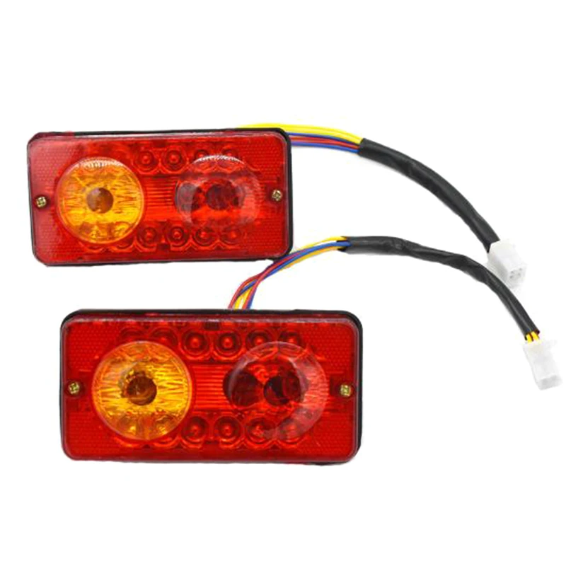 1PC 12V DC LED tylne światła hamowania kierunkowskaz lampa cofania do roweru elektrycznego