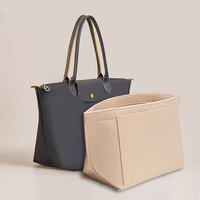 Bag Organizer For LONGCHAMP Large Small Size Totes Bag Storage Bag Liner Bags Felt Purse Insert Handbag Liner Bags Accessories