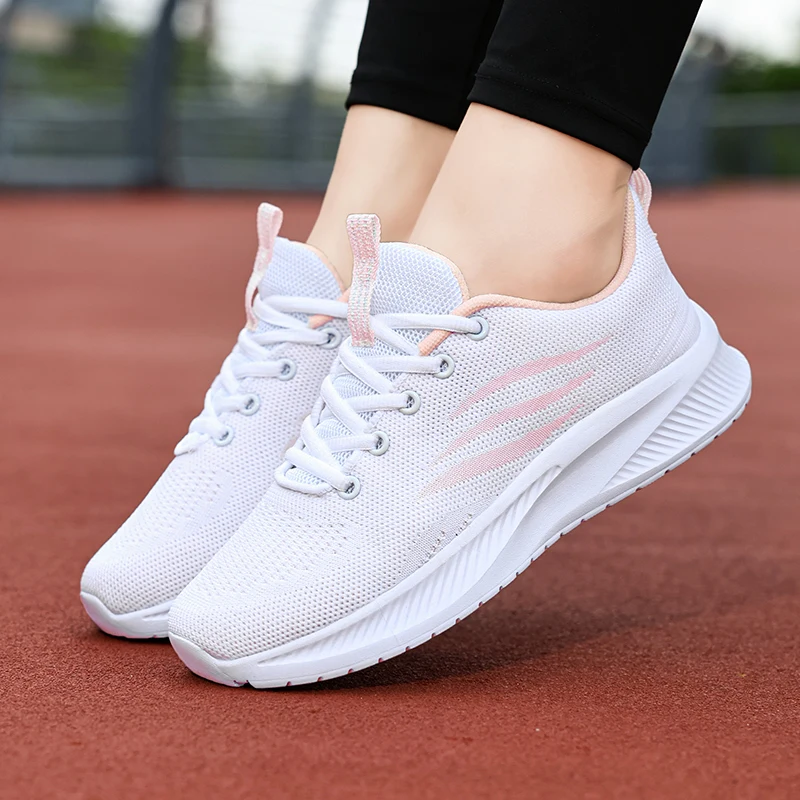 Hot Sale Fashion Women's Running Shoes Big Size 41 Comfortable Mesh Sneakers Women Outdoor Jogging Shoes Women zapatillas mujer