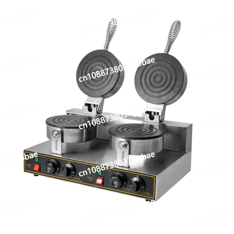 

Upgraded double-headed egg roll machine for commercial use, stall scones machine, electric grid double-headed