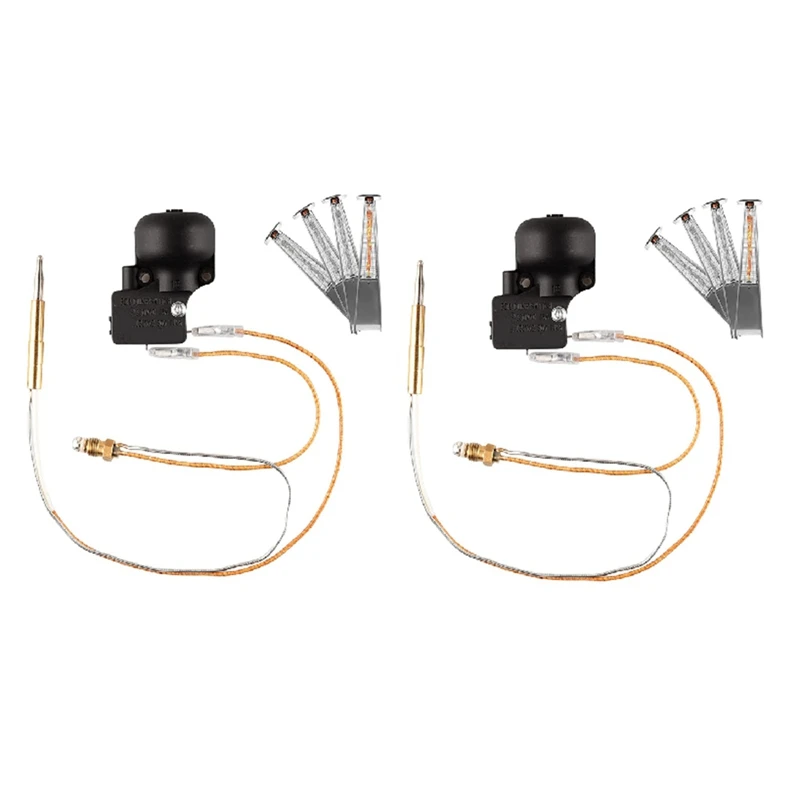 2 Pcs Thermocouple And Tilt Switch Suitable For Outdoor Patio Heater Suitable  Winter Thermocouple Sensor Kit