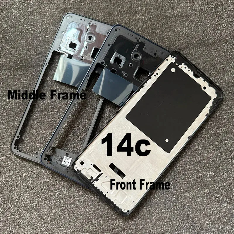 

Для Redmi 14C передняя панель средняя рамка задняя часть корпуса замена средней пластины