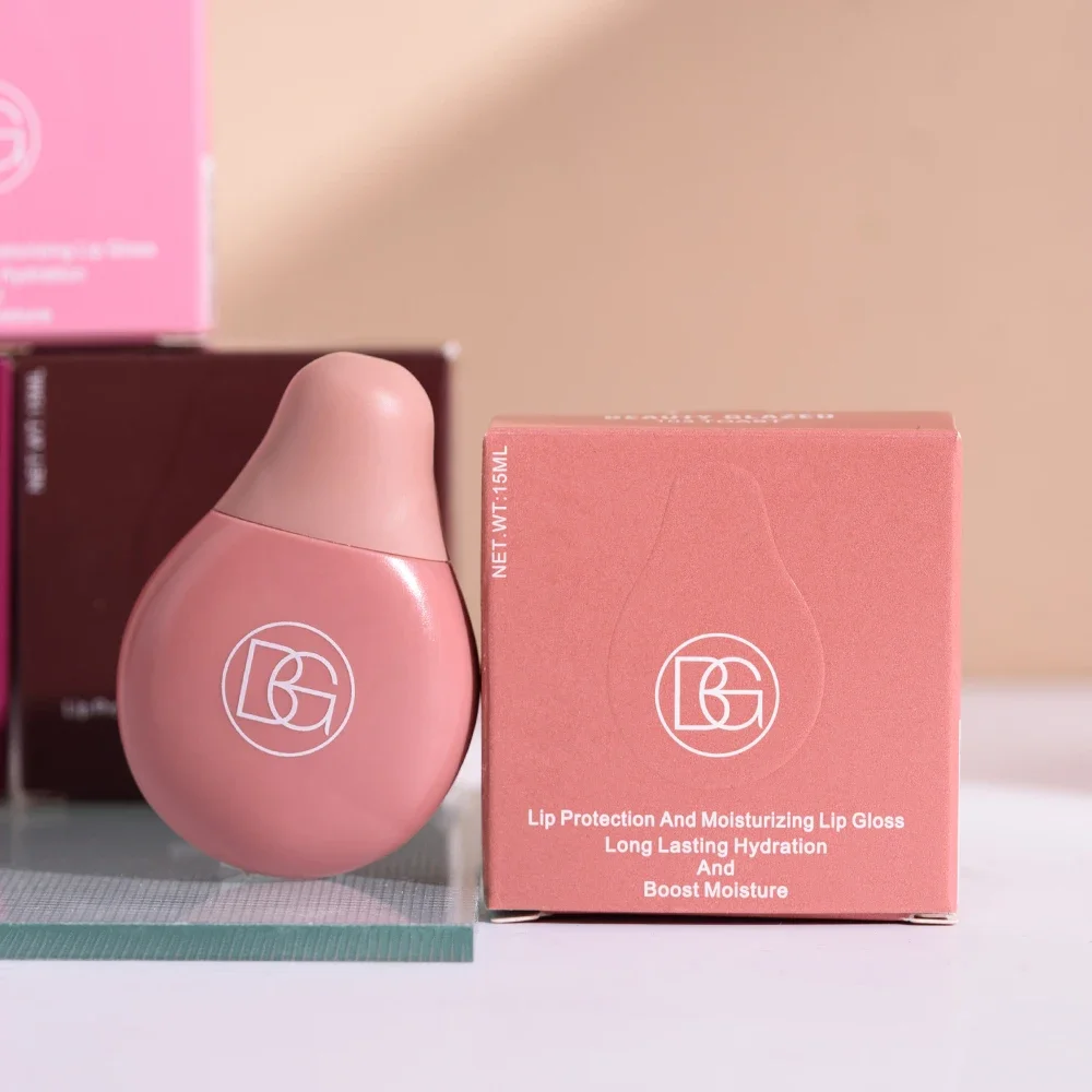 BEAUTY GLAZED Bálsamo labial, lápiz labial hidratante, brillo de labios Natural no pegajoso, protección de labios, brillo de espejo de agua, esmalte de labios