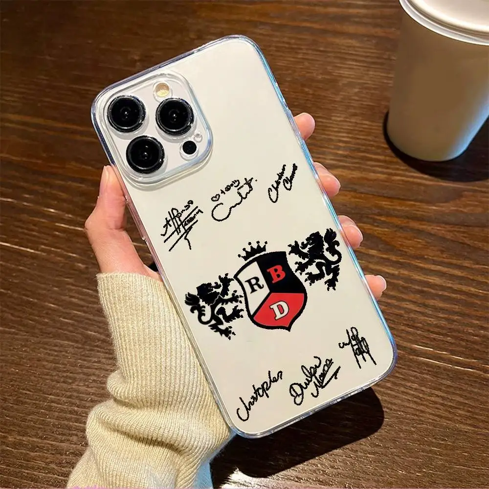 1 funda de teléfono R-RBD R-Rebeld transparente para IPhone 17 16 15 14 13 12 11 PRO MAX PLUS Mini funda suave y agradable para la piel