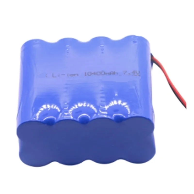 7.4V 8000MAh 8800MAh 10400MAh 12800MAH 14000Mah Li-ion Lithium Ion Rechargeable Battery For LED Light Mini Speaker