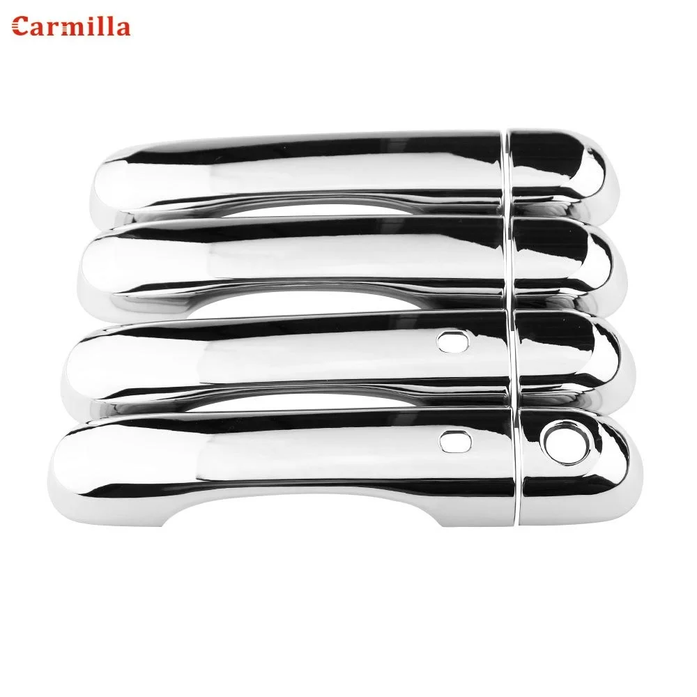 Juego de cubiertas de manija de puerta ABS para Jeep Renegade 2015-2019, embellecedor de protección, pegatina, accesorios, Carmilla