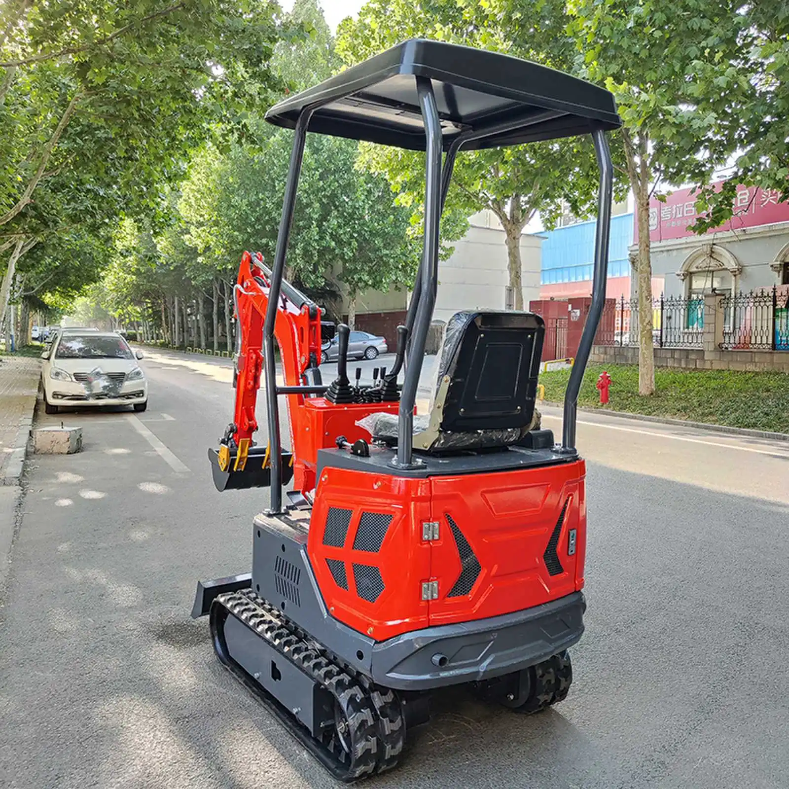 Escavatore produttore vendita a buon mercato cingolato piccolo escavatore Bagger Digger 1 ton 1.2ton 1.5ton Mini escavatore