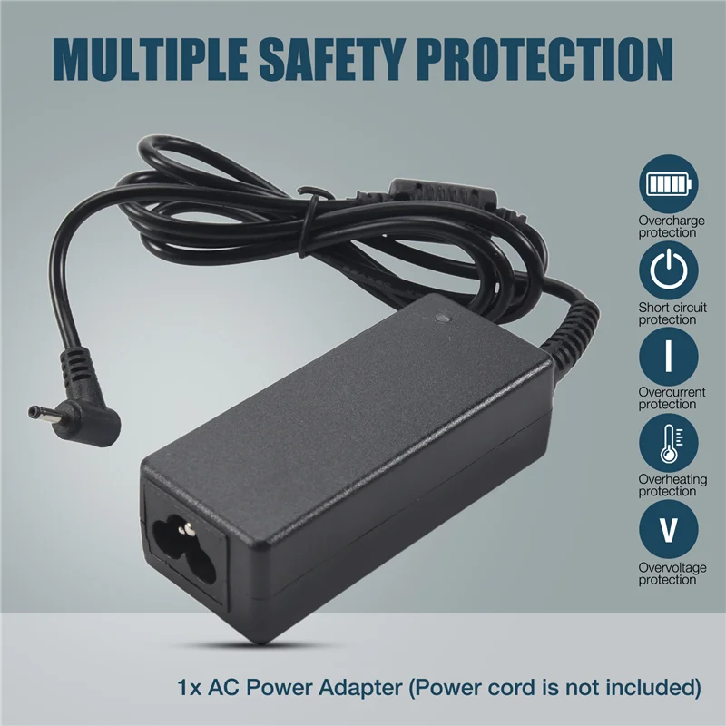 

A68Z Power Charger AC Adapter 19V 2.1A 40W For NP900X3C NP900X4C NP900X3A NP900X1