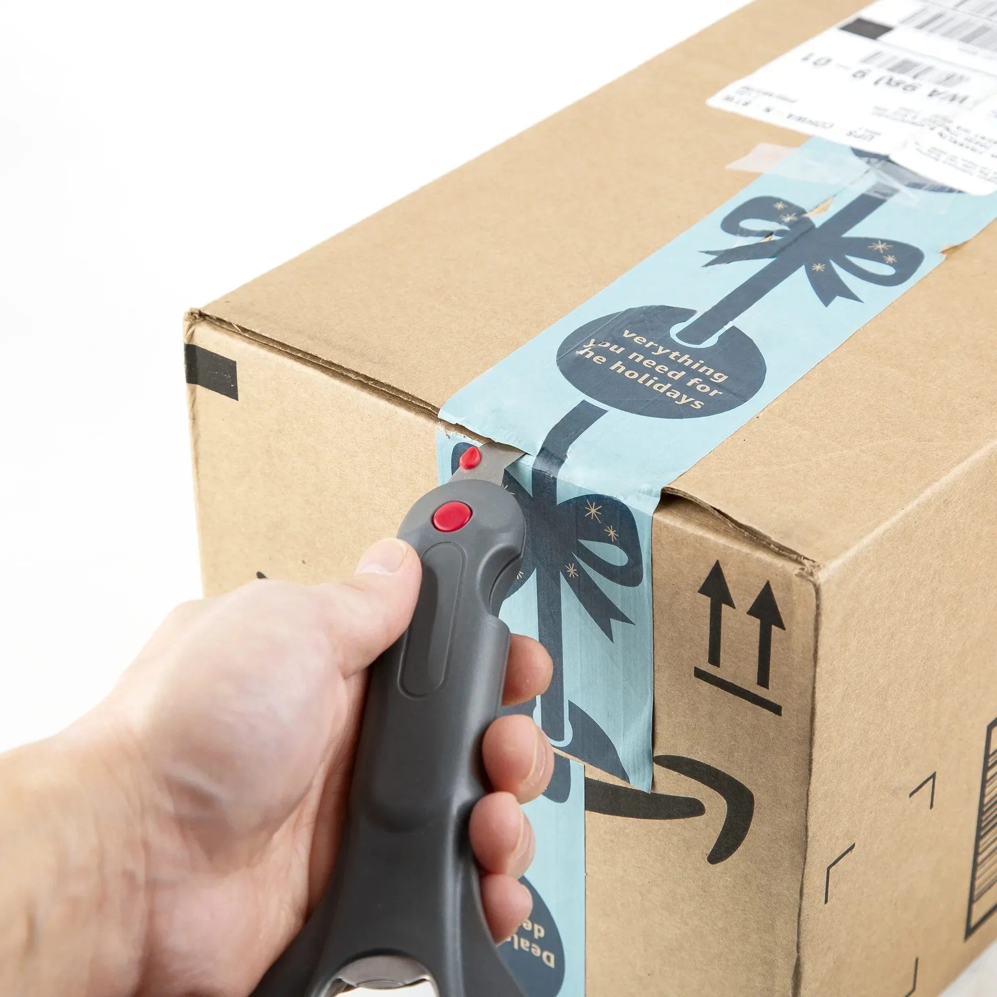 فتاحة جرة الإعدادية مع فتاحة زجاجات، شفرة قابلة للطي للتغليف وفتاحة نبيذ علب التبويب