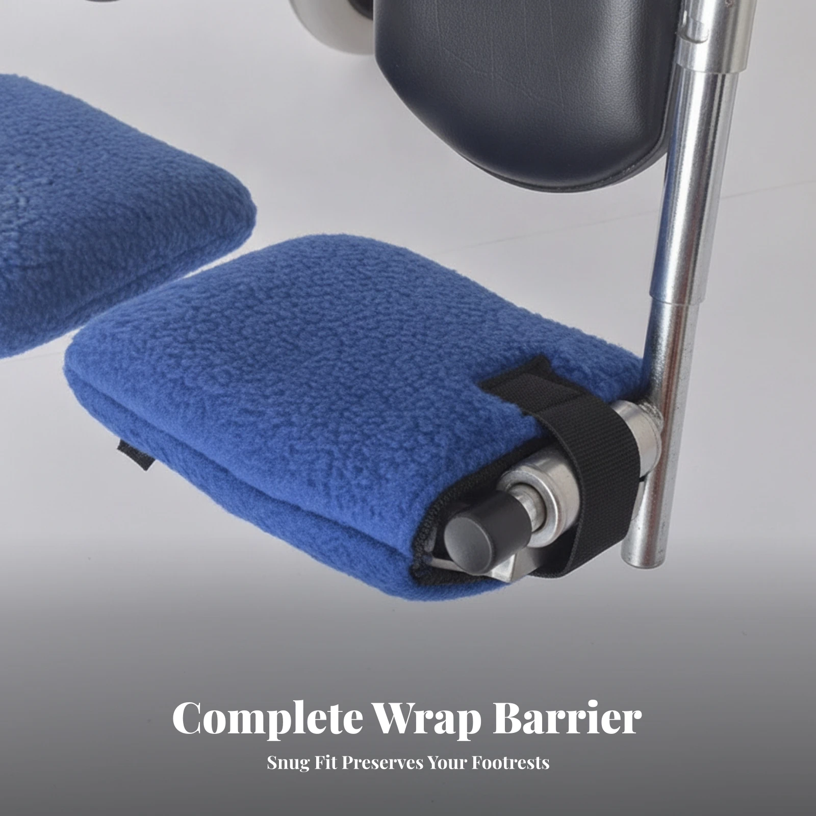 車椅子用フットレストカバー。快適な履き心地の車椅子用フットレストパッド。柔らかい素材を使用。
