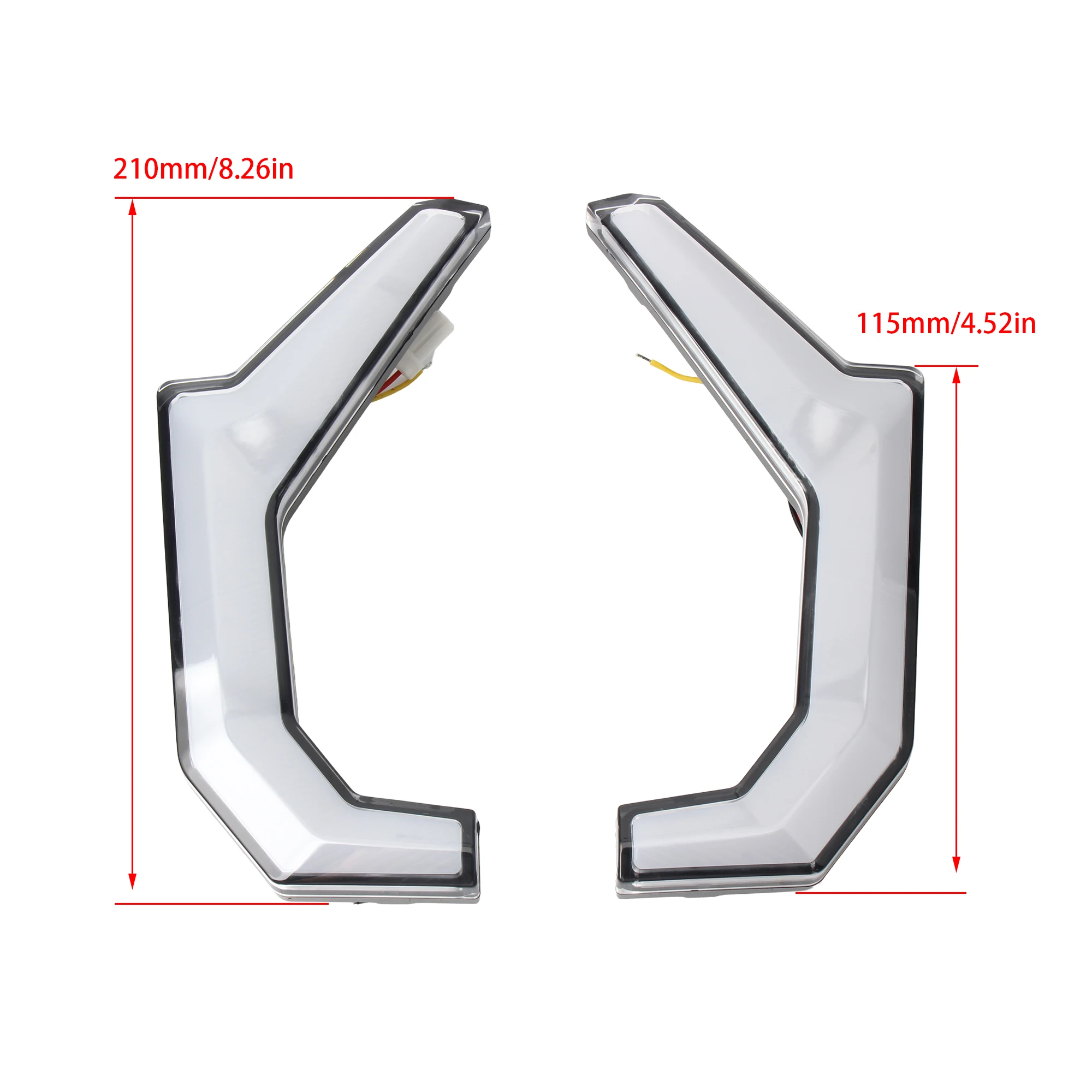 ATV UTV الجبهة بدوره مصباح إشارة ل بولاريس RZR XP XP4 1000 2014-2018 RZR RZR-4 RZR-S 900 2015-2020 رباعية الدراجة يوم مصباح جيد الإضاءة