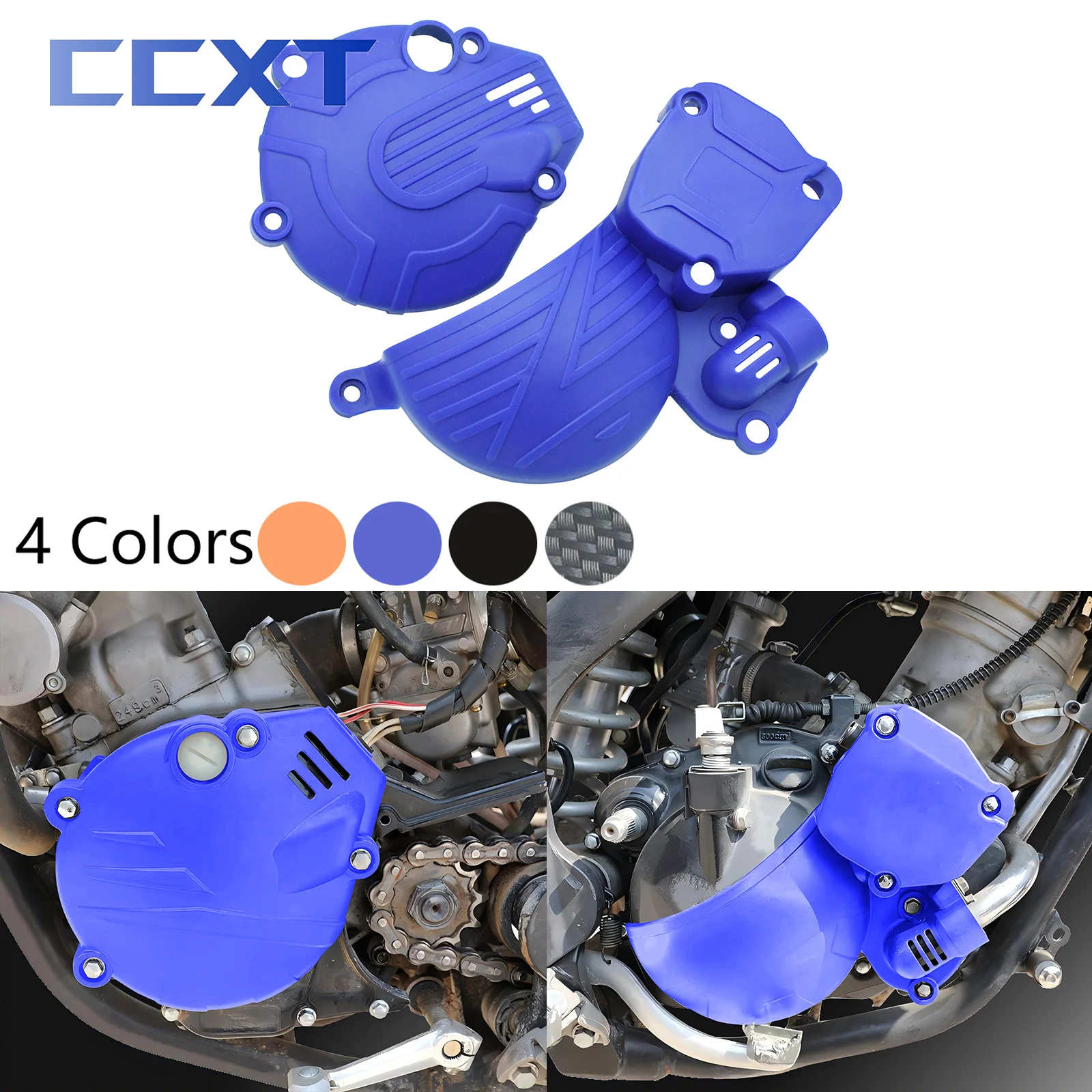 Motorcycle Clutch Guard Ignition Protector Water Pump Cover For GPX TSE250R Kayo KT250 KEWS K18 YAMAHA DT230 Loncin MT250 HJ250