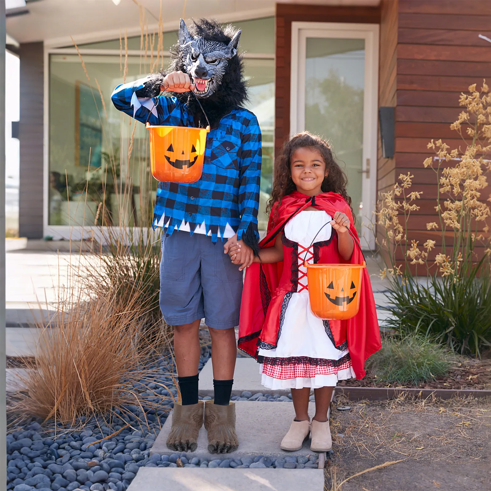 

Пара коричневых ужасающих накладок на ноги Podotheca для Хэллоуина, декор для карнавального костюма, аксессуар для костюма ужаса Podotheca