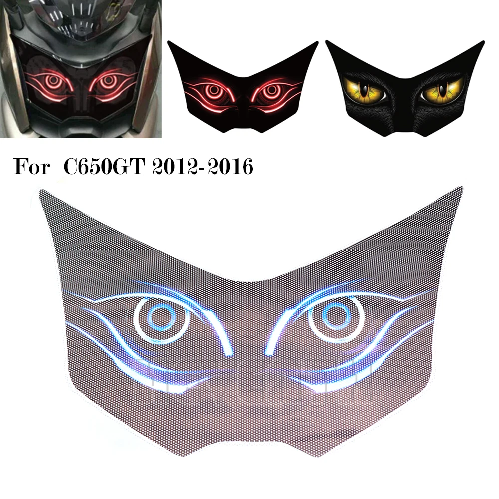 

For BMW C650GT C 650 GT 650GT 2012-2016 2015 2014 Motorcycle Headlight Sticker Decoration Head Light Fairing Protection Decal 3D