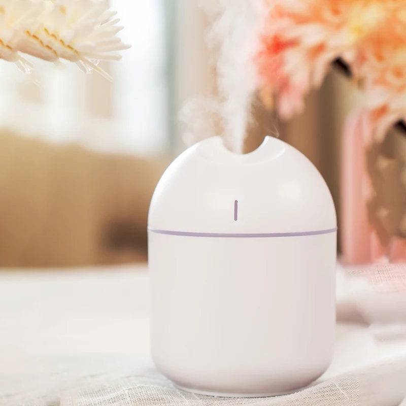 Electric Humidifier Mini Ultrasonic Air Purifier LED Lamp USB Essential Oil Diffuser Car Home Purifier Aroma Anion Mist Maker