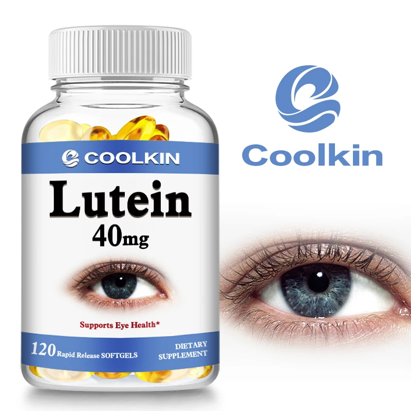 

Lutein Capsules - with Zeaxanthin - Supports Eye Health, Promotes Vision Health, Antioxidant, Improves Dry Eyes, Non-GMO