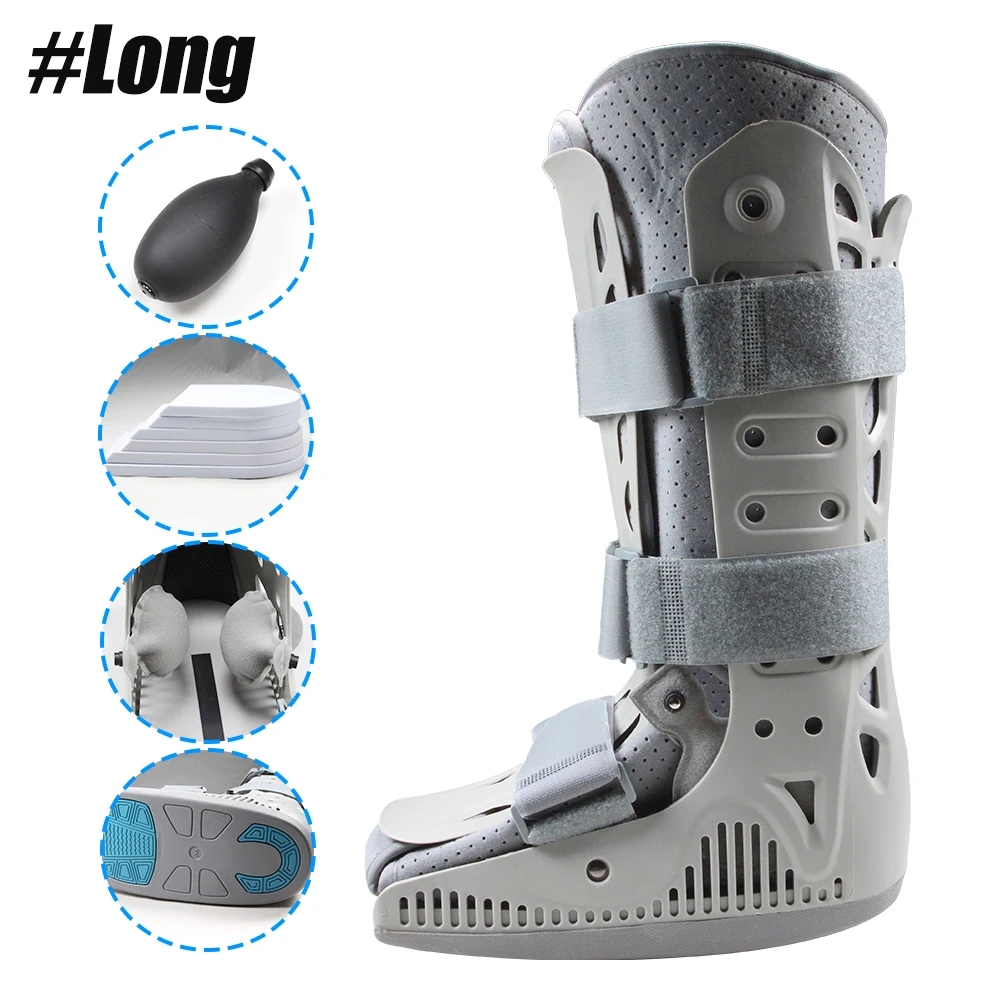 1 STKS Air Walker Breuk Boot Lopen Bescherming Boot Opblaasbaar voor Gebroken Voet Fracturen Verstuikingen past Links of Rechts Voet Enkel