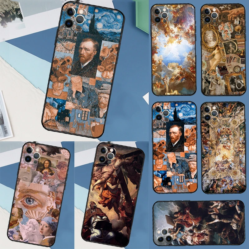 حافظة مجمعة للرسم الشهير من عصر النهضة لهاتف OnePlus Nord 5 CE 2 3 4 Lite N20 N30 OnePlus 13R 12R 8T 10T 13T 10 11 12 13 #1