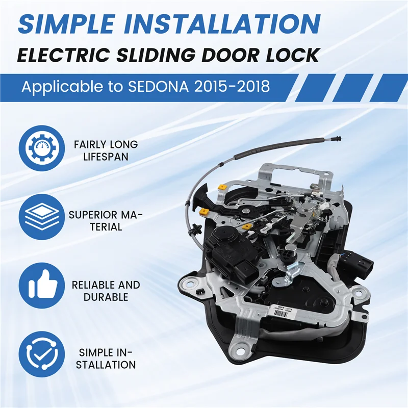 

Car Power Side Sliding Door Lock Actuator Right Rear Side 81450-A9511 81450 A9511 For KIA SEDONA 2015-2018