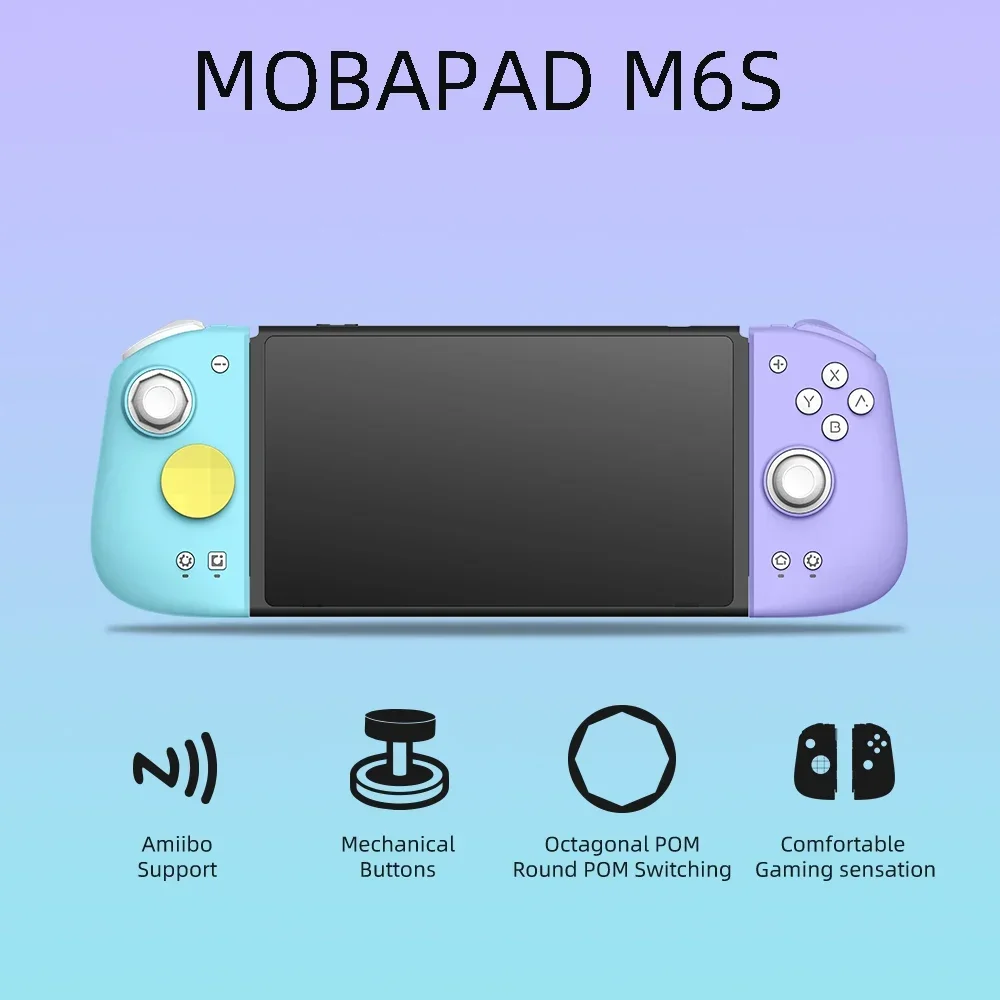 MOBAPAD Gamepad  M6/M6 HD Gemini 2 Game Controller,Joypad with Hall Joystick Left Right Handle Grip Console for Switch NS OLED - view 4