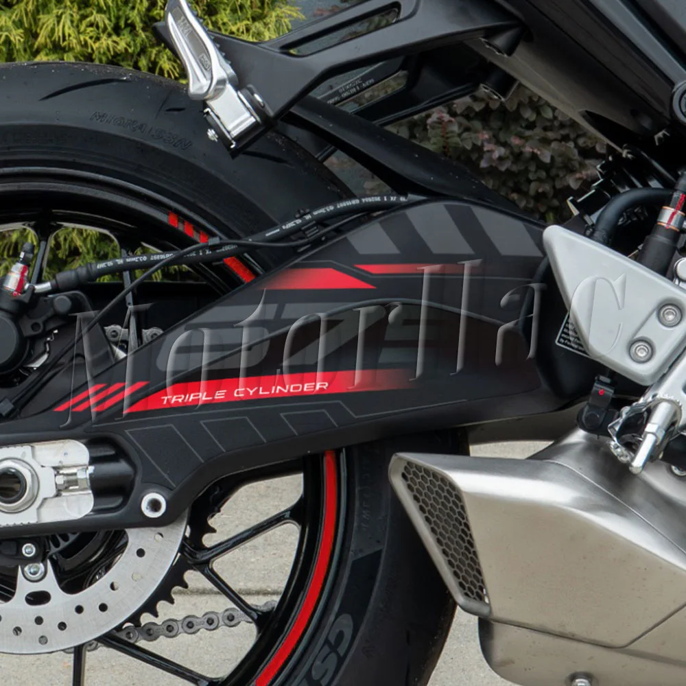 Für CFMOTO CF Moto 675SR 675SS 675SR-R 675NK 2025 2026 Motorrad-Schwingenaufkleber Drehwellenschutz-Aufkleber Zubehör – Detail 2