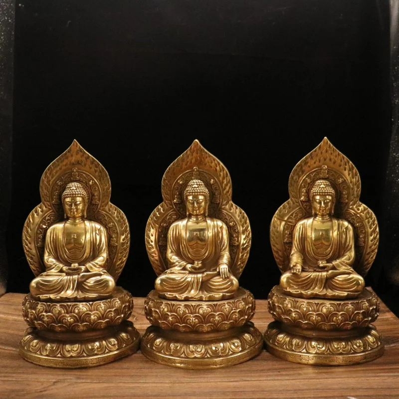 

Фигурка Татхагата из чистой меди Сокровища Будды трех миров