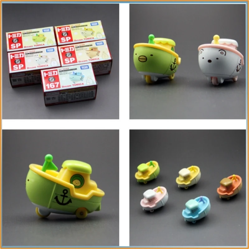 Tomica Alloy Car Model Simulation Diecast Vehicle Sumikko Gurashi Dream Boat Multiple Colors Collectible Decorative 5 Styles