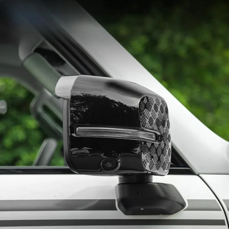 For Rearview Mirror Cover & Rain Visor Protective Trim for All‑New BJ40 E/C Extended‑Range, Exterior Modification Parts