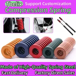 Tbelix 2PCS Compressed Spring Die Buffer Springs for Car Trunk Tailgate Strut Support Rod Spring Shock Absorber Hydraulic Tools