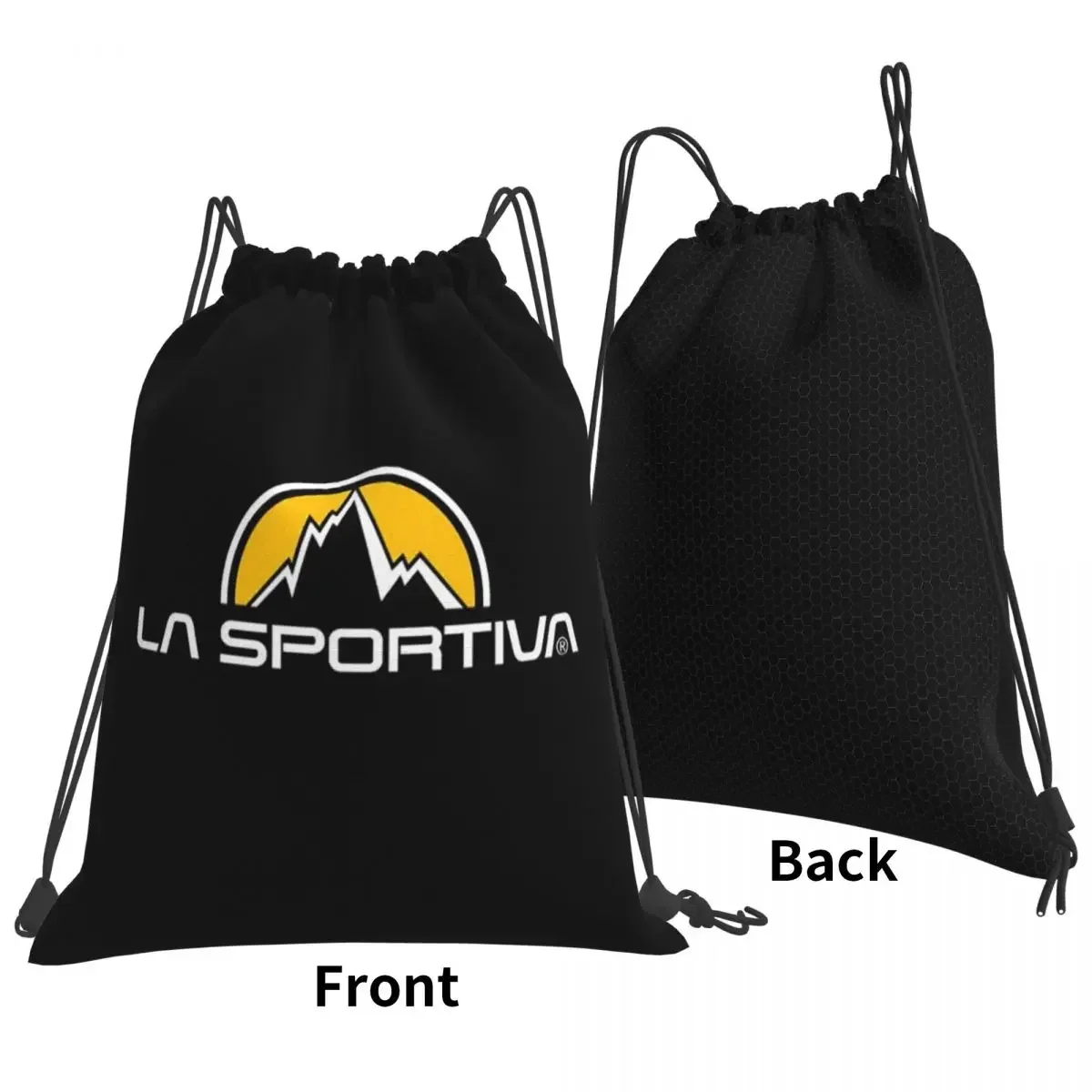 La Sportiva Merch Backpacks Casual Portable Drawstring Bags Drawstring Bundle Pocket Shoes Bag Book Bags For Man Woman School