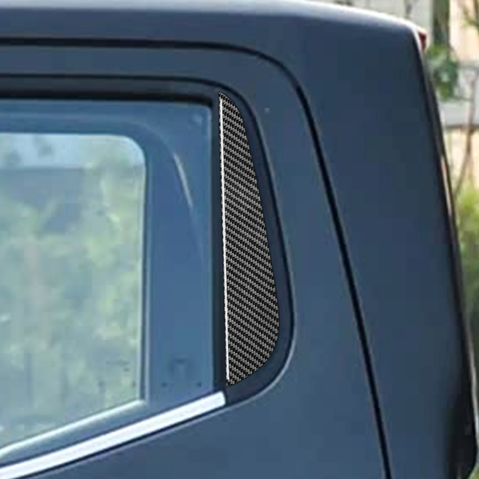 For Nissan Navara NP300 D23 2014-2024 Carbon Fiber External Door B-pillar Panel Cover Trim Car Accessories Decoration Sticker