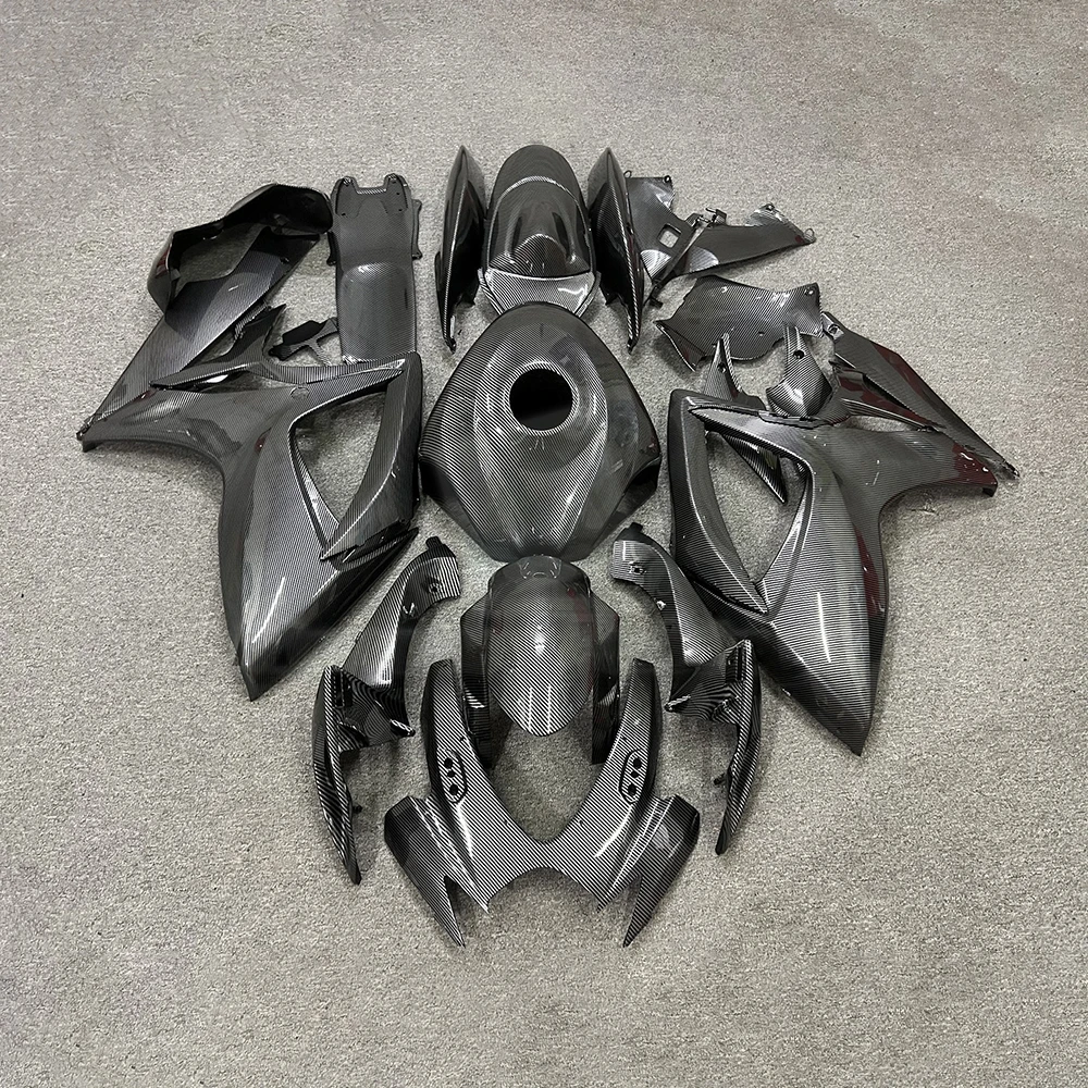 Carbon Color Fairings For GSXR600 GSXR750 2006 2007 GSXR 600 7 K6 K7 ABS Plastic Perfect Fit Bodywork Kit