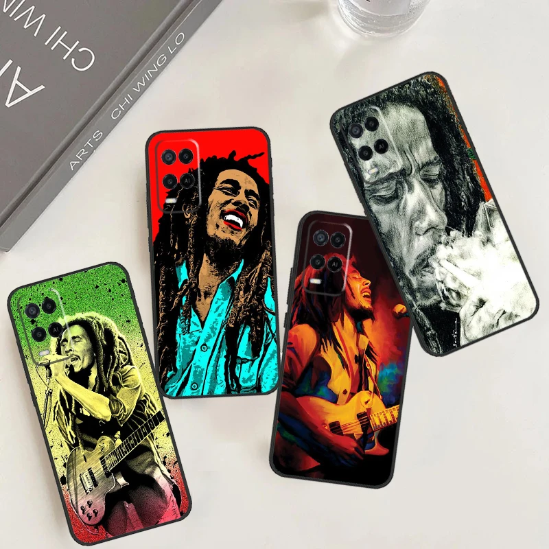 Bob Marley For OPPO A57 A17 A77 A96 A76 A16 A54 A74 A94 A98 A78 A58 A5 A9 A15 A52 A72 A53S A54S Case