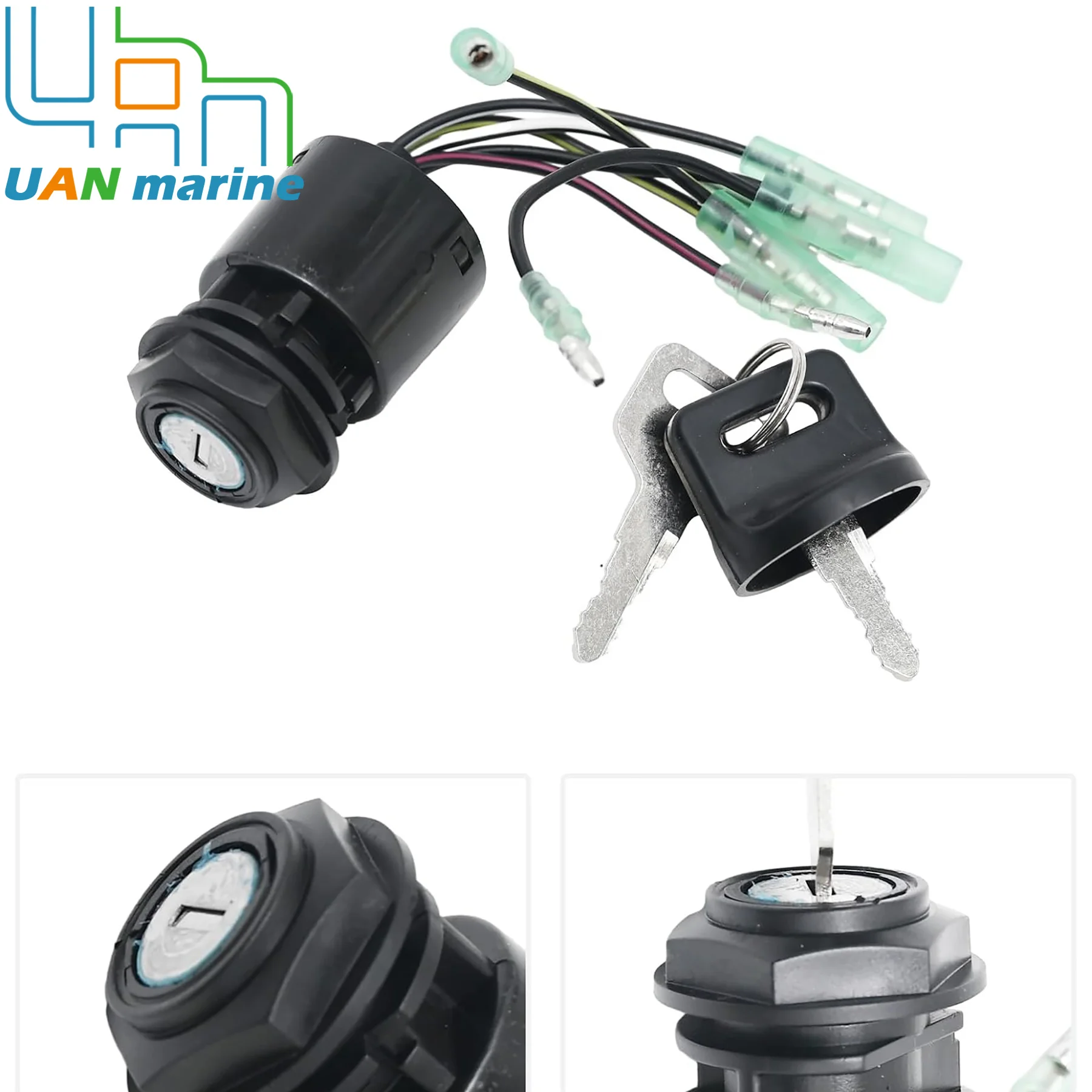 35100-ZV5-013 Ignition Switch with Key Fits for Honda Marine BF115 BF135 BF150 BF200 BF225 Outboard Motor Remote Control Box