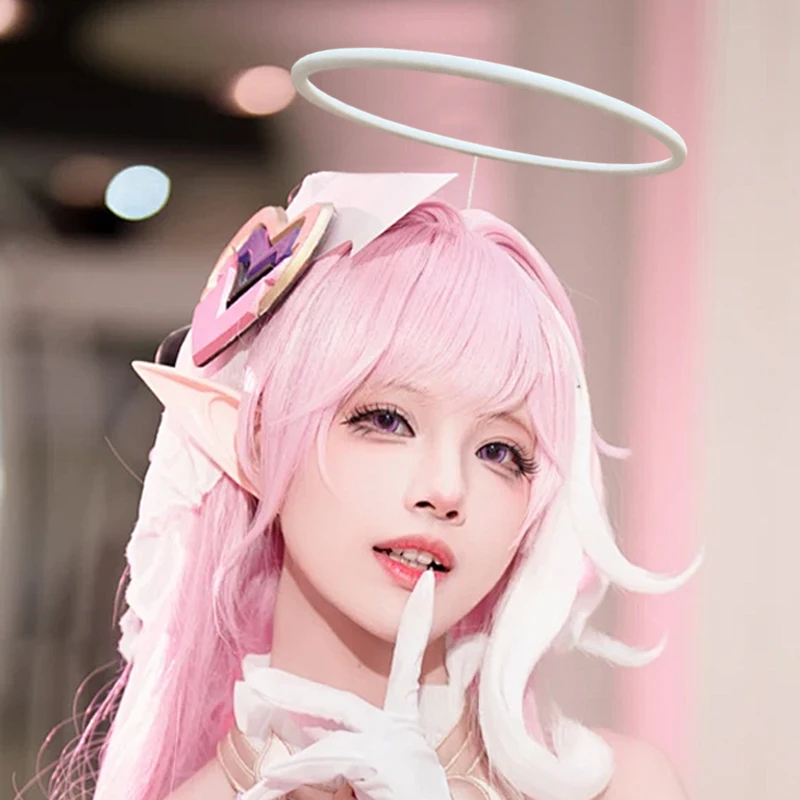 NEW Angel Halo Headband Halloween Cosplay Props Game Anime Angel Devil Headwear Christmas Party Golden/White/Black Angel Halo