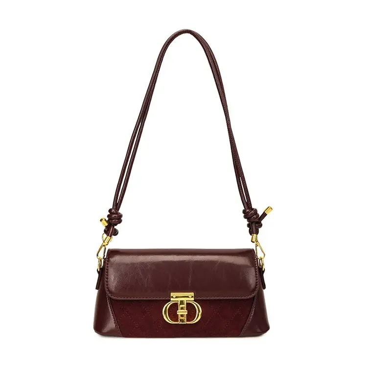 Luxury Leather Minimalist Diaper Bags For Ladies Fashionable Vintage Shoulder Bag Elegant Commuter Bag Best Superstar Show