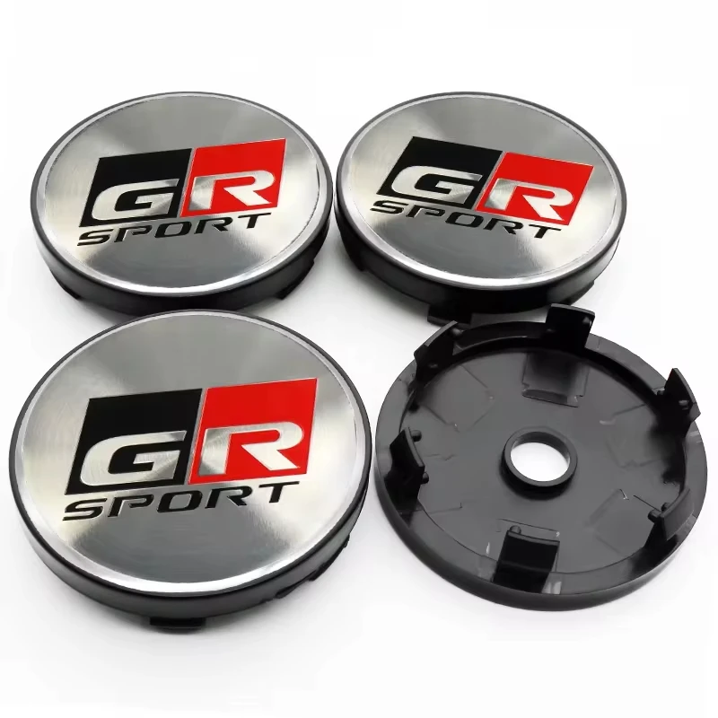 GR Emblem Wheel Center Cap Car Rims Hubcaps Cover for Ford fiesta Mercedes w212 Volkswagen golf Audi a3 a4 a6 Tesla wheel parts