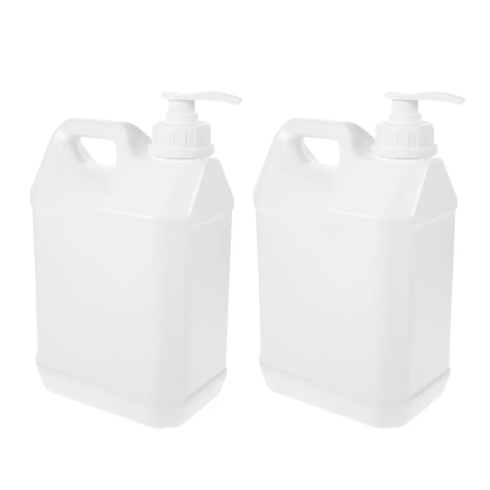 Bouteilles distributrices à pompe pour Gel douche, 2 pièces, rechargeables, à pression, pour savon pour les mains, conteneurs de stockage de liquide, voyage