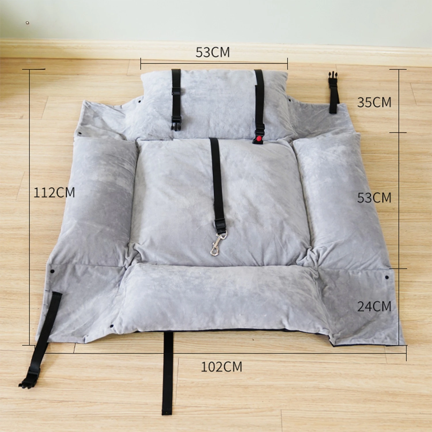 Car kennel Small and medium dog seat cushion Four seasons travel Portable pet nest Safety seat