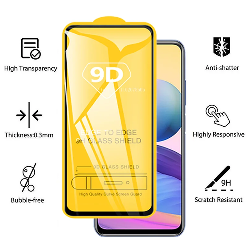 2PCS Screen Saver Sensitive Front Film on Xiaomi Redmi Note 10S Screen Protector Safety on Redmi Note10 Pro 5G 10T Note 10 Pro