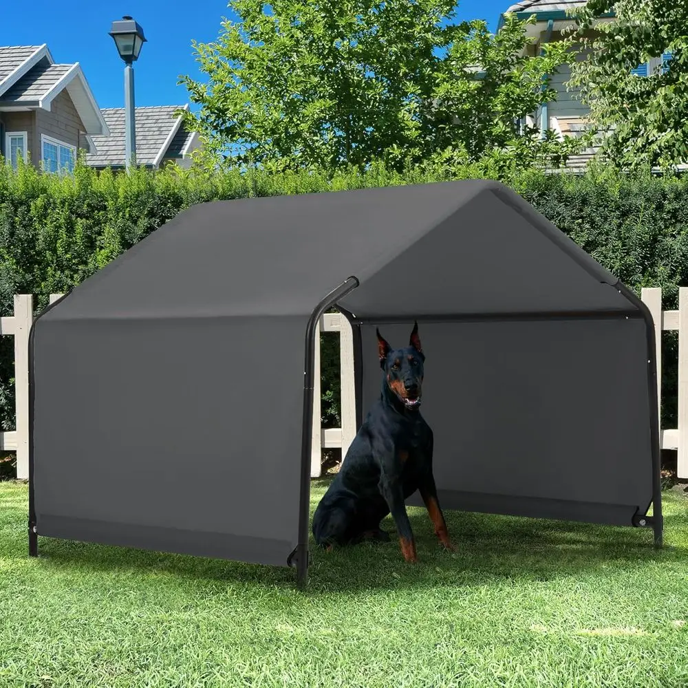 

Dog Shade Shelter Outdoor 4'x4'x3' Tent or Large Medium Dogs, Outside Sun Rain Pet House or Livestock Pigs Cats with Waterproo R