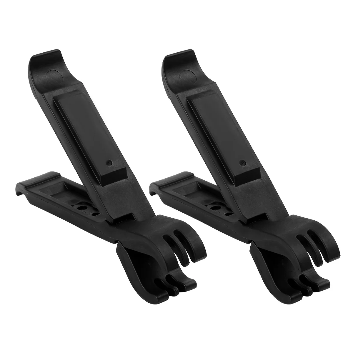 

2Pcs Bike Tire Pry Bar Sturdy Plastic Multi-Functional Tire Spoon Repair Opener Tool Essential Cycling Accessory Black