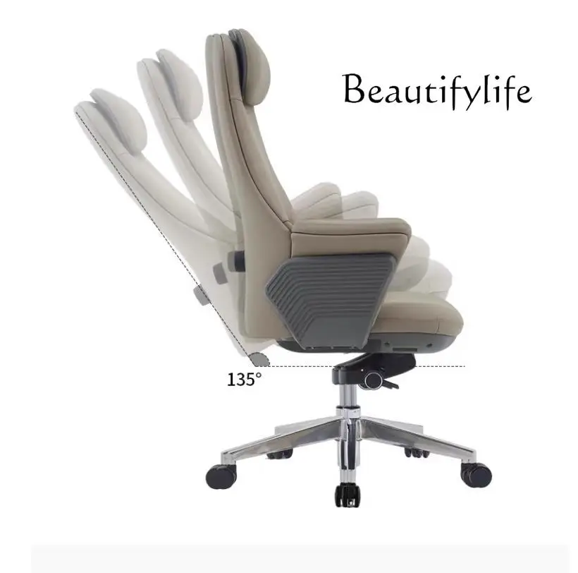 Muebles, silla de oficina de lujo barata, silla de oficina ergonómica ejecutiva moderna de gran tamaño, Muebles de Metal giratorios de meditación nórdica