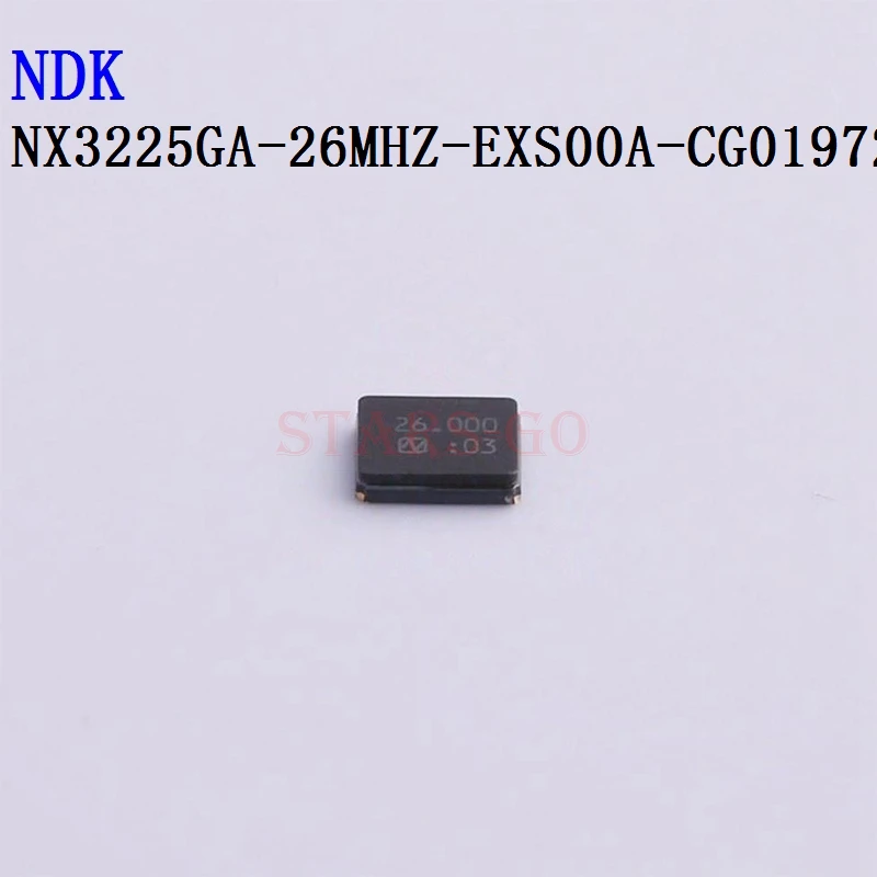 

10PCS/100PCS NX3225GA 26MHz 3225 4P SMD 10pF ±20ppm -40℃~+85℃ NX3225GA-26MHZ-EXS00A-CG01972 Crystals