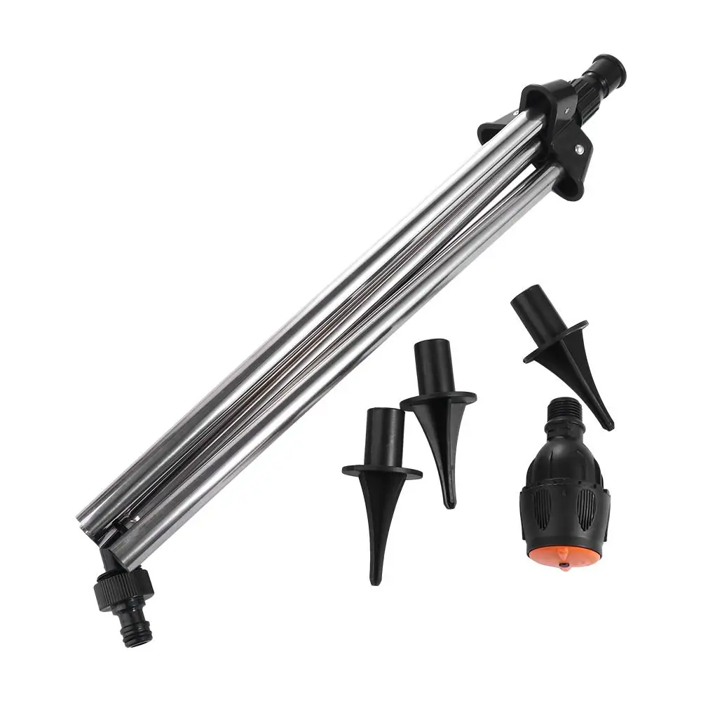 360° Irrigation Bracket Watering Tripod Bracket Telescopic Support Automatic Rotating Nozzle 360° Irrigation Bracket