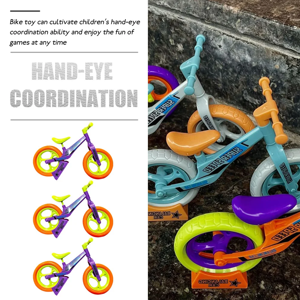 12pçs mini montagem para crianças, criativo, faça você mesmo, educacional, presentes de aniversário, estimular a imaginação, montagem de brinquedo de bicicleta