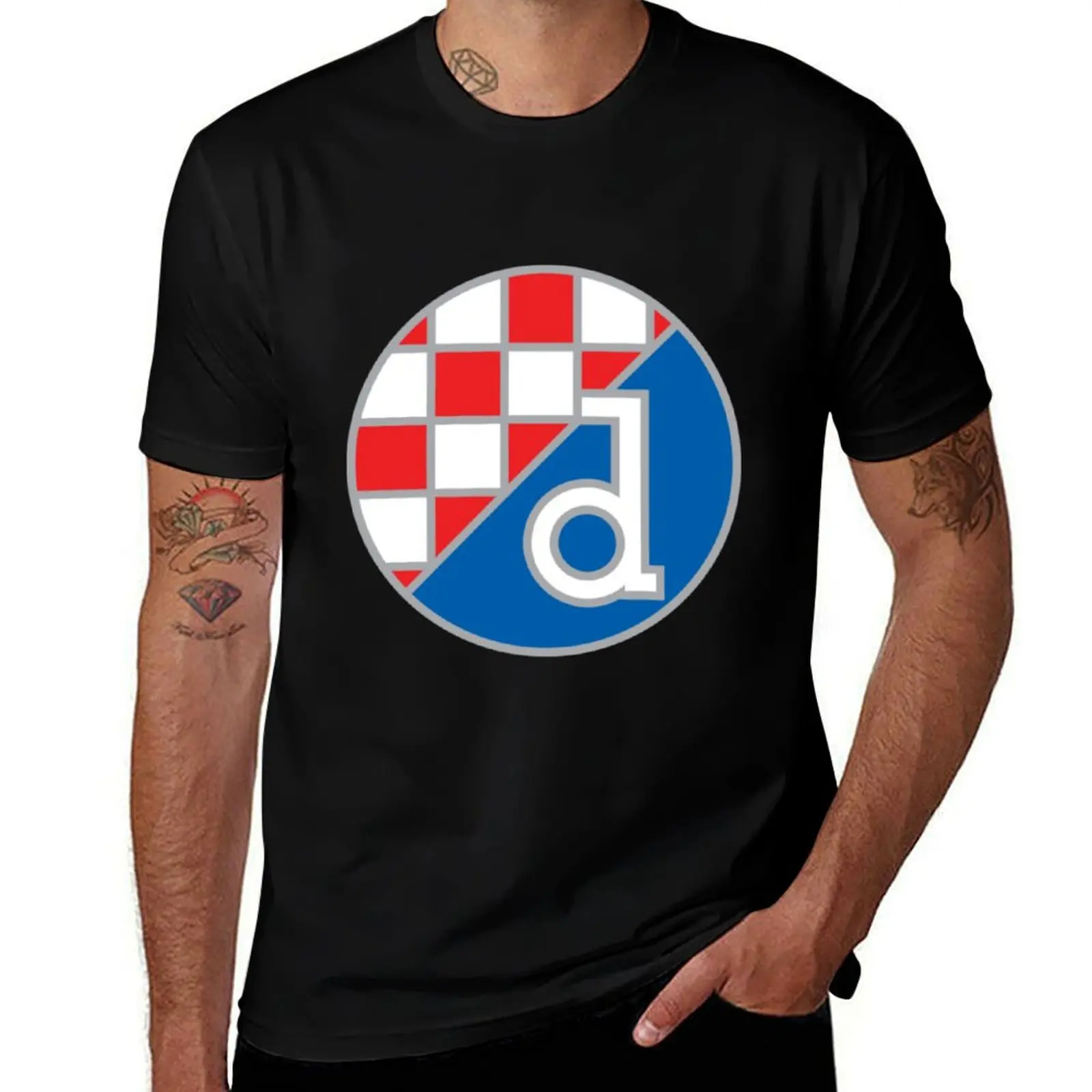 

Dinamo Zagreb Football Club T-Shirt man t shirt cotton t shirts for man graphic tees T-Shirt
