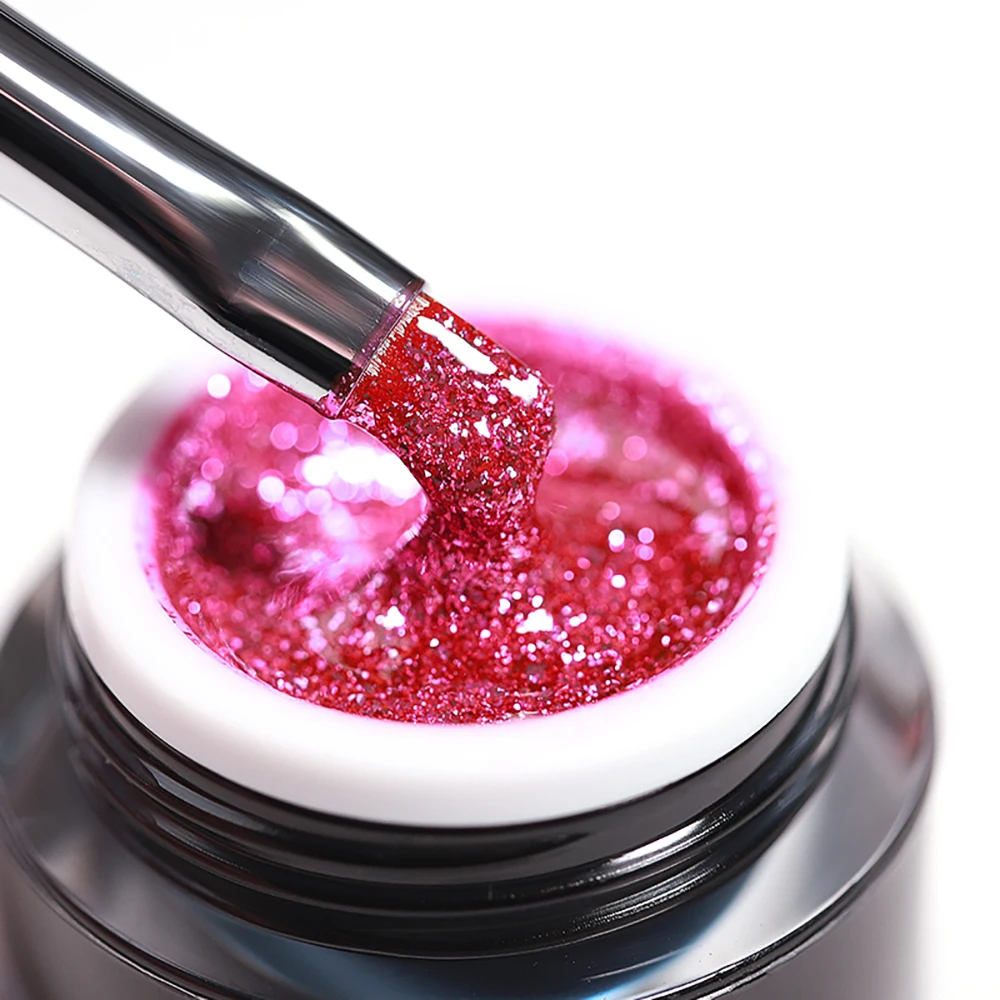 Vendeeni 12 Color Japanese Style Glitter Platinum Gel Nail Polish Party Orgy Sparkling UV Soak Off Gel Varnish Shiny Gel Lacquer