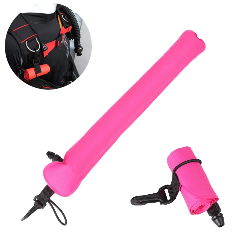 

Diving Buoy 210D Nylon For TPU Coated Cloth Buoy Signal Marking Buoy Inflatable Safety Sausage Signal Tube Swimming Accessories