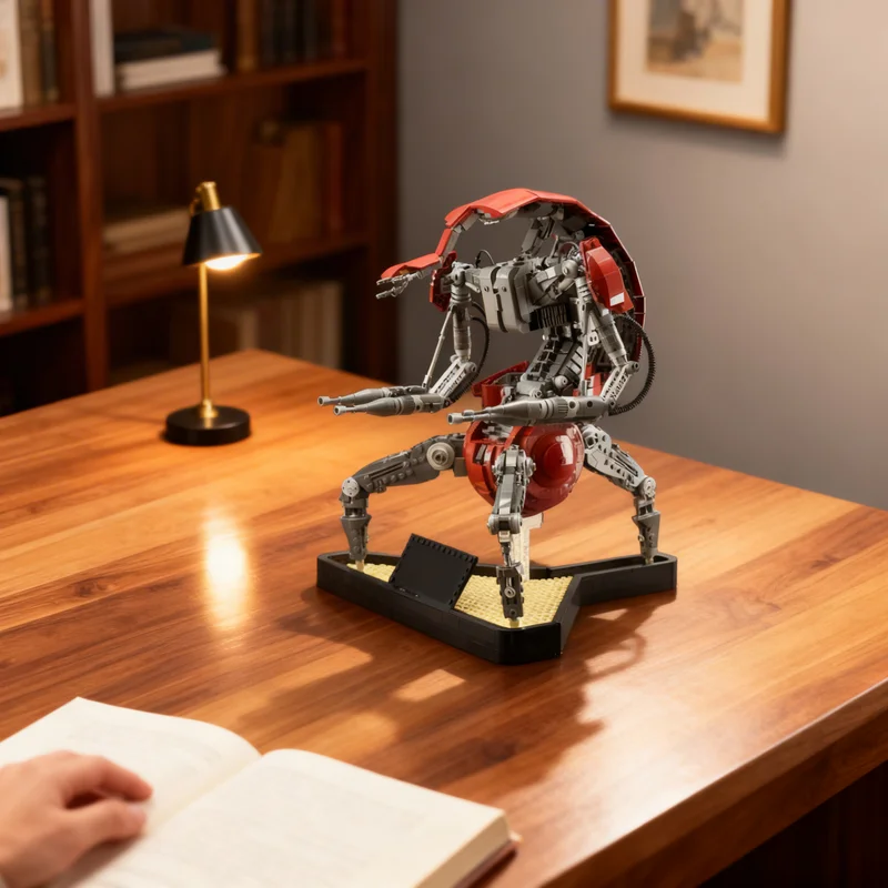 

1975pcs MOC Destroyer Droid DROIDEKA Star Battle Model Building Blocks Creative Gift DIY Display Decor Adult Premium Kids Desk